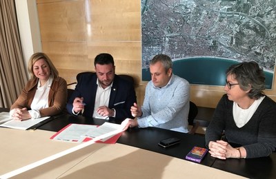 El Govern municipal i ICV-EUiA arriben a un acord per a l’aprovació del pressupost 2019.