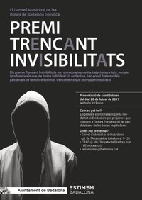 S’obre el termini per presentar les candidatures als premis Trencant Invisibilitats