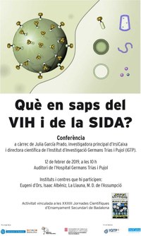 S’inauguren les XXXIII Jornades Científiques d’Ensenyament Secundari de Badalona amb una conferència sobre el VIH/sida