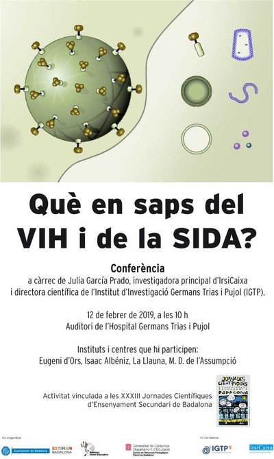 S’inauguren les XXXIII Jornades Científiques d’Ensenyament Secundari de Badalona amb una conferència sobre el VIH/sida.