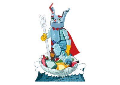 Una al·legoria contra el llançament de residus al mar serà el dimoni que es cremarà per les Festes de Maig de Badalona.