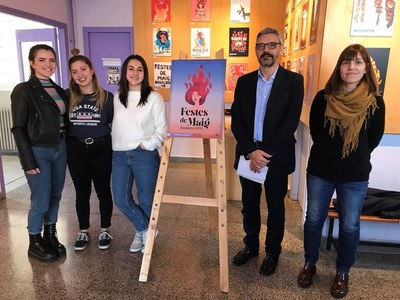 Avui s’ha presentat el cartell de les Festes de Maig de Badalona 2019, obra d'Alba Cortegano Monge.