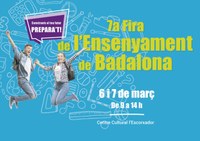 Badalona acull els dies 6 i 7 de març la 7a Fira de l’Ensenyament al Centre Cultural l’Escorxador