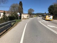 Canvi de sentit dels carrers de Can Tiano i de l'Empedrat al barri de Canyet