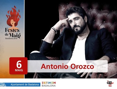 Antonio Orozco i Mayte Martín actuaran a Badalona durant les Festes de Maig.