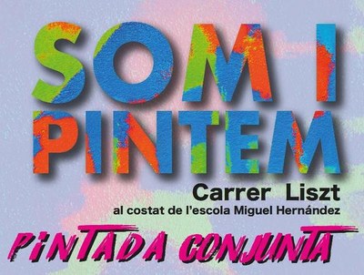 Divendres es farà l’activitat del projecte “Som i Pintem” de Badalona que es va haver d’anul·lar per la pluja a principis de mes.