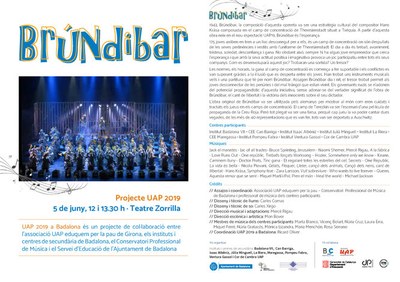 El Teatre Zorrilla acull dos concerts de Cors escolars i de secundària i el Principal la primera trobada de bandes de música moderna de les escoles de Badalona.