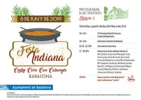El Centre Cívic Can Cabanyes de Badalona acull aquest dissabte la Festa Indiana