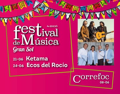 Ketama i Ecos del Rocío tanquen aquest cap de setmana les Festes de Llefià de Badalona.