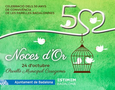 S’obre el termini per a les inscripcions a les Noces d’Or 2019 per a les parelles que aquest any compleixen 50 anys de convivència.
