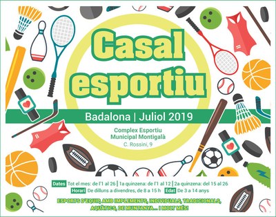 115 nens i nenes participaran en el Casal Esportiu de Badalona que comença l’1 de juliol.