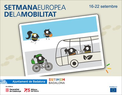 Badalona celebra entre el 16 i el 22 de setembre la Setmana Europea de la Mobilitat.