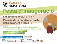 El projecte “Radars Badalona” es presenta dissabte, 5 d’octubre, amb una festa a la Rambla