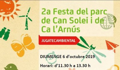 Activitats als parcs de Can Solei i Ca l’Arnús i del Torrent de la Font i del Turó de l’Enric de Badalona per aquest diumenge 6 d’octubre.