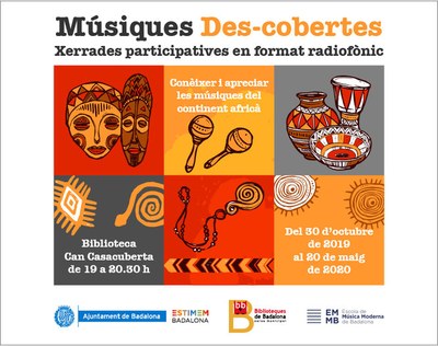 Demà dimecres s’inicia el cicle Músiques Des-cobertes a la Biblioteca Can Casacuberta de Badalona.