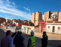 Comencen els treballs previs a l’enderrocament de l’edifici del passatge de la Torre 16