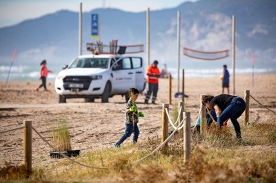 Badalona participa aquest diumenge en una jornada de sensibilització i protecció de les platges metropolitanes.