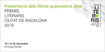 L’Espai Betúlia acull aquesta setmana la presentació dels llibres guanyadors dels Premis Literaris Ciutat de Badalona 2019.