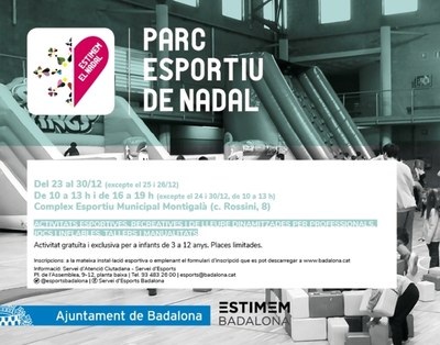 Propostes esportives a Badalona per aquesta segona quinzena de desembre.