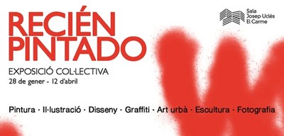 El Centre Cultural El Carme de Badalona acull, del 28 de gener al 12 d’abril, l’exposició col·lectiva “Recién pintado”.