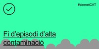 Avui es desactiva el protocol per l’episodi d’alta contaminació