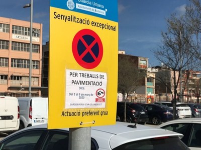 Comencen les obres de condicionament de l’aparcament de vehicles davant l’estació de RENFE de Badalona.