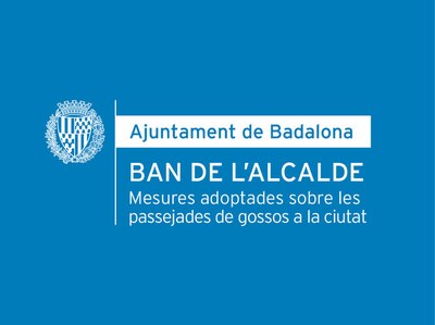 Els gossos només els podrà passejar una persona durant l'estat d'alarma i no més enllà de 100 metres del seu domicili.