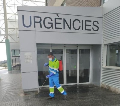 Badalona demana la col·laboració de la Unidad Militar de Emergencias (UME) per desinfectar algunes zones de risc de la ciutat.