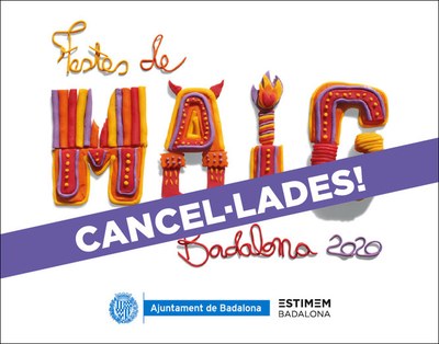 Badalona cancel.la les Festes de Maig de 2020 a causa de la situació d'emergència sanitària pel coronavirus.