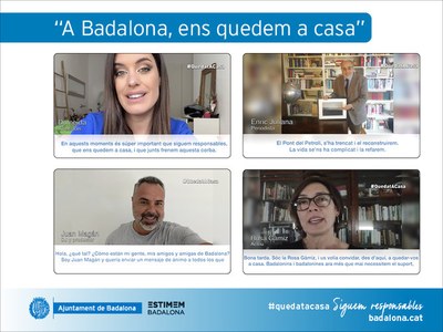 L'Ajuntament engega una campanya a les xarxes socials amb el lema "A Badalona, ens quedem a casa".