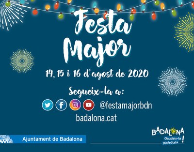 Badalona celebrarà la seva Festa Major del 14 al 16 d’agost.
