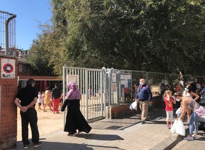 Tots els centres escolars de Badalona han iniciat amb normalitat el curs aquest dilluns.
