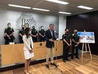 Badalona recupera la Unitat de Policia de barri i posa a patrullar a peu per tota la ciutat a 48 agents de la Guàrdia Urbana