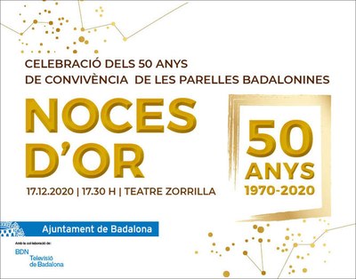Obert el termini per a la inscripció a les Noces d’Or 2020 per a les parelles que aquest any compleixen 50 anys de convivència.