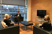 L’alcalde de Badalona es reuneix amb la presidenta del Gremi d’Hostaleria i Turisme del Barcelonès Nord i Maresme Sud per trobar fórmules que afavoreixin el manteniment del sector en l’actual context de crisi