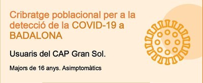 El CAP Gran Sol de Badalona acull un cribratge intensiu contra la COVID-19.