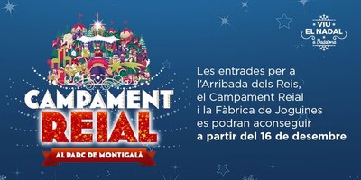 Exhaurides durant el matí el 50% de les entrades per al Campament Reial que s’establirà a partir del 28 de desembre al parc de Montigalà.