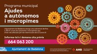 L’Ajuntament de Badalona amplia fins al 28 de febrer el termini per demanar els ajuts econòmics per a autònoms i micropimes afectades per la COVID-19