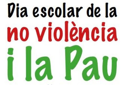 Prop de 400 alumnes de 9 escoles de Badalona col·laboren per elaborar un manifest i creen murals per celebrar el Dia Escolar de la No Violència i la Pau.