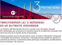 La Cambra del Barcelonès Nord organitza unes jornades virtuals per promoure que l’espai de les Tres Xemeneies es converteixi en un Districte Innovador
