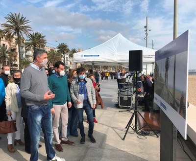 Badalona ampliarà el seu passeig Marítim en el tram comprés entre el carrer de Sant Domènec i del Torrent de Vallmajor.