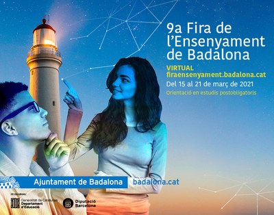 Badalona celebra la 9a Fira de l’Ensenyament amb un seguit d’activitats telemàtiques per orientar al jovent en els seus estudis postobligatoris.