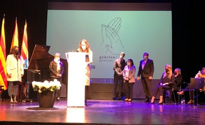 Badalona ret homenatge a tots els treballadors i les treballadores essencials que han estat en primera línia en la lluita contra la COVID-19.