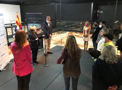 Badalona enriqueix el seu llegat romà de Baetulo amb la inauguració de la Casa de l’Heura.