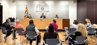 L’alcalde de Badalona es reuneix amb les associacions de comerciants de la ciutat per treballar conjuntament en la recuperació del sector