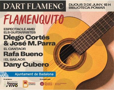 L’espectacle “Flamenquito” arriba demà dijous a la Biblioteca Pomar per apropar la cultura flamenca a les noves generacions.