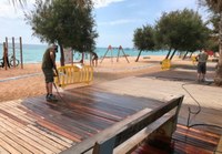 Comencen les obres de manteniment, reforma i millora del passeig Marítim de Badalona