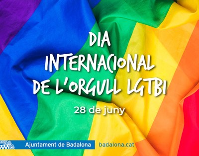 Badalona commemorarà el Dia Internacional de l’Orgull LGTBI amb la lectura conjunta d’un Manifest.