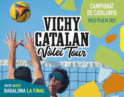 Badalona acull aquest cap de setmana la final del Campionat de Catalunya de Vòlei Platja Vichy Catalan Vòlei Tour.