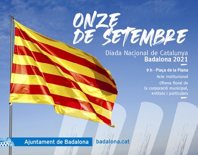 Badalona celebra dissabte, 11 de setembre, la Diada Nacional de Catalunya.